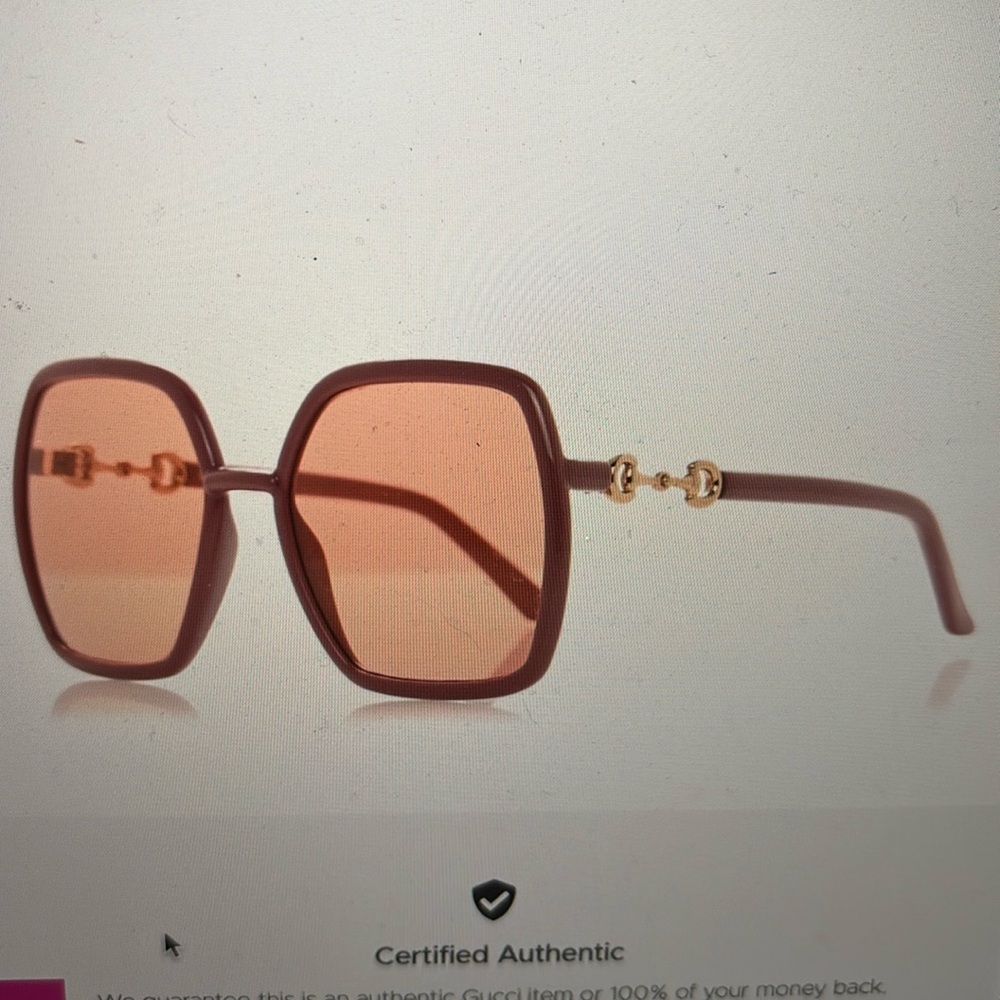 Gucci pink sunglasses